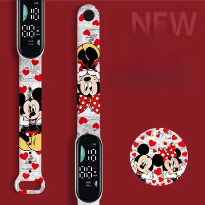 Disney Electronic Digital LED Display Watches Children's Watch Fashion Watches Holiday Gift Kids Watches