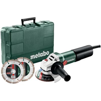 Metabo.szlifierka kąt.125 /wq 1100-125 walizka + 2 tarcze diamentowe Image