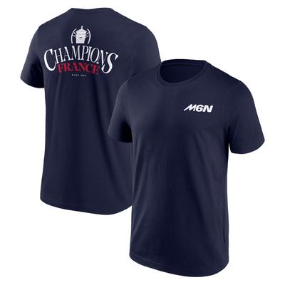Guinness Six Nations 2025 Frankreich Meister T-Shirt – Marineblau – Unisex Image