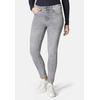 5-Pocket-Jeans STOOKER WOMEN "Rio Fexxi Move Strass Skinny Fit", Damen, Gr. 44, Länge 26, grau (grau bleached), Denim/Jeans, 83% Baumwolle, 16% recycled Polyester, 1% Elasthan, casual, skinny fit lang, Jeans, Skinny Fit Casual Clean Wash Denim Jeans...
