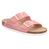 Pantolette ROHDE "ALBA", Damen, Gr. 39, rosa (rose), Veloursleder, klassisch, Schuhe, Sommerschuh, Hausschuh, Zweischnaller, Strandschuh mit Softfußbett