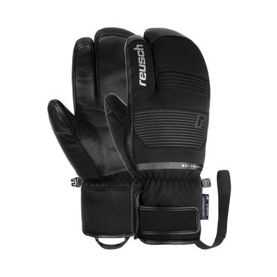 Fäustlinge REUSCH "Andy R-TEX XT Lobster", Damen, Gr. 11, schwarz, 55% Polyester, 21% Polyamid, 21% Ziegenleder, 3% Elasthan, mehrfarbig, sportlich, Handschuhe, mit wasserdichter und atmungsaktiver Funktion Image