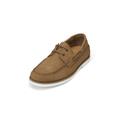 Bootsschuh MARC O'POLO "aus weichem Rindleder", Herren, Gr. 42, braun (camel), Obermaterial: 100% Leder, unifarben, Schuhe
