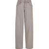 Bequeme Jeans URBAN CLASSICS "Urban Classics Ladies Mid Waist 90´s Jeans", Damen, Gr. 33, Normalgrößen, grau (lighter dirty washed), 100% Baumwolle, unifarben, casual, Jeans