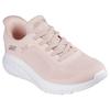 Slip-On Sneaker SKECHERS "BOBS SQUAD CHAOS-CURRENT MUSE", Damen, Gr. 40, rosa, Textil, casual, Schuhe, Slipper, Freizeitschuh in veganer Verarbeitung