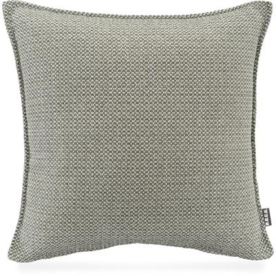 Dekokissen H.O.C.K. "Linova", anthrazit,schwarz, gemustert, B:45cm H:10cm L:45cm, Obermaterial: 100% Polypropylen, Dekokissen_Sitzkissen_Kissenhüllen, Outdoorkissen inkl. Füllung, 45x45cm, Dekokissen, salbei, gemustert Image