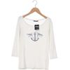 Gant Damen Langarmshirt, Gr. 34, cremeweiß, Baumwolle