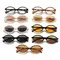 Mode Kleine Rahmen Sonnenbrille Runde Sonnenbrille Vintage Sonnenbrille Hip Hop Oval Sonnenbrille Reise Shades UV400 für Männer Frauen