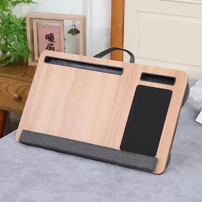Laptop-Ständer, Laptop-Kissen mit Kartensteckplatz-Design, tragbarer Laptop-Ständer,