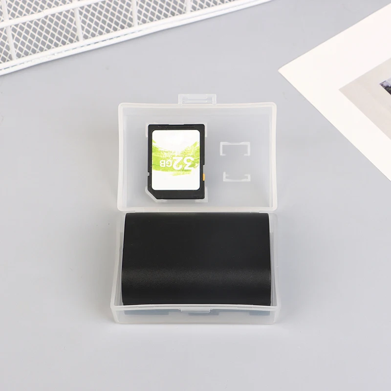 2Pcs Kamera Batterie Lagerung Box Speicher Karte Feuchtigkeit-beweis Fall Für LP-E6 BP-511 NP-FZ100 NP-FM500H NP-FM50 EN-EL15 EN EL3E EL3 Image