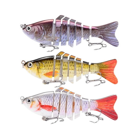 Fishing Gear - Bionic Swimming Bait Probero Bionic Swimming Bait Robotic Fishing Lures for Freshwater 3D Bionic Swimming Lure Swims Just Like A Real Injured Bait Fish - #10001
