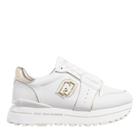 LIU JO Sneaker - Liu Jo Maxi Wonder 73 - Gr. 40 (EU) - in Weiß - für Damen - aus Textil & Textil & Gummi & Leder