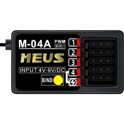 MEUS Racing 2.4GHz RC Receiver Long Range Control RX Compatible with RC Receiver ME-10B for RC Car/Boat/Tank etc.