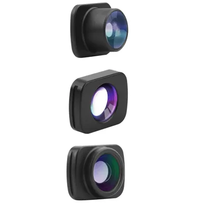 T04C-3-In-1 Wide Angle Macro Fisheye Lens Camera Kit For DJI Osmo Pocket/2 Vlog Pocket Handheld