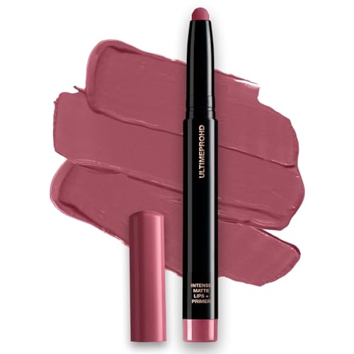 Ultim.e Pro Hd Intense Matte Lipstick + Primer - Scandalous (Nude)| 9Hr Long Stay | Flawless Hd Matte Finish | Intense Color | Lightweight | Smooth Glide | Primer Infused, 1.4G (Pack Of 1)