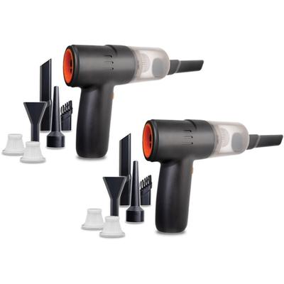 PocketVac - Doppelpack - Akku Handstaubsauger mit Gebläse - kabelloser Auto-Staubsauger inkl. Image