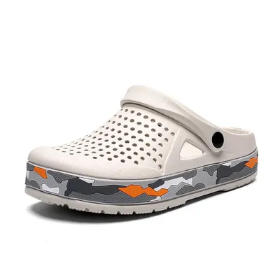 Summer Men Shoes Clogs Slippers Men Garden Flat Sandals Platform Sandals Man Water Shoes Male Sneakers Outdoor Home Slippers