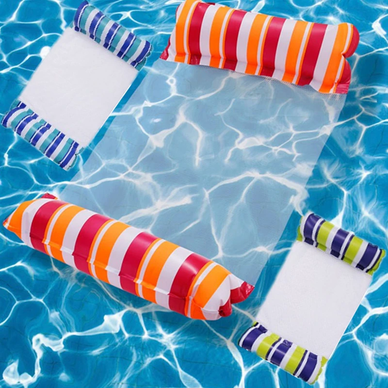 Schwimmendes Wasserspielzeug, faltbare Hängematte, Sommer, Außenpool, Strand, aufblasbare Matratze, Lounge-Stuhl, Wasserschwimmer-Matte, Schwimmzubehör
