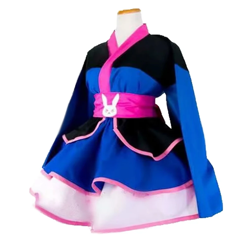 Spiel Magic Girl DVA Cosplay Kostüm Frauen Kimono Lolita Nettes Kleid Halloween Outfit Nach Maß Image