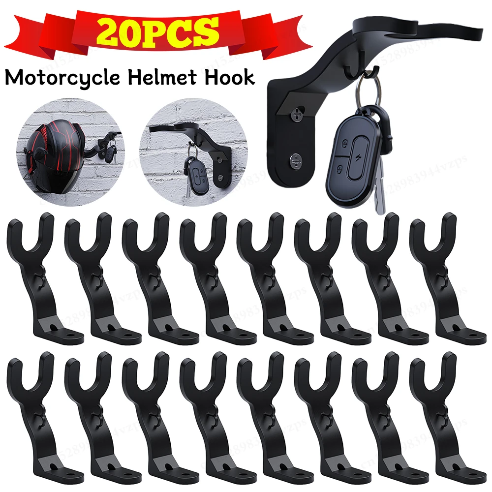 20-1Pc Motorrad Helme Unterstützung Wand Helm Aufhänger Wand Halterung Motorrad Helm Rack Elektrische Fahrrad Helm Rack helm Stehen Image