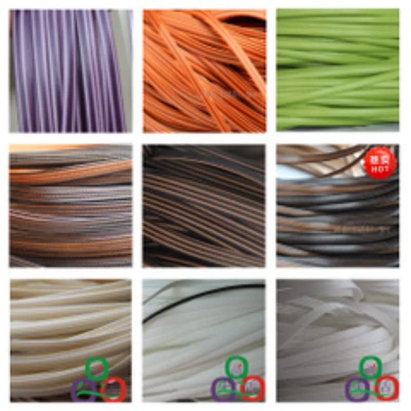 70meter (500g) Breite: 8mm Kaffee Gradienten Flache Synthetische Rattan Weben Material Kunststoff Knit Reparatur Stuhl Tisch PE Rattan