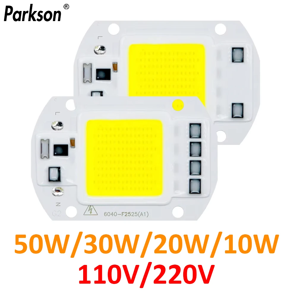COB LED Lampe 10W 20W 30W 50W AC 220V 230V 240V Smart IC Keine Notwendigkeit Treiber DIY Chip Led-lampe Flutlichter Scheinwerfer Flutlicht Chip