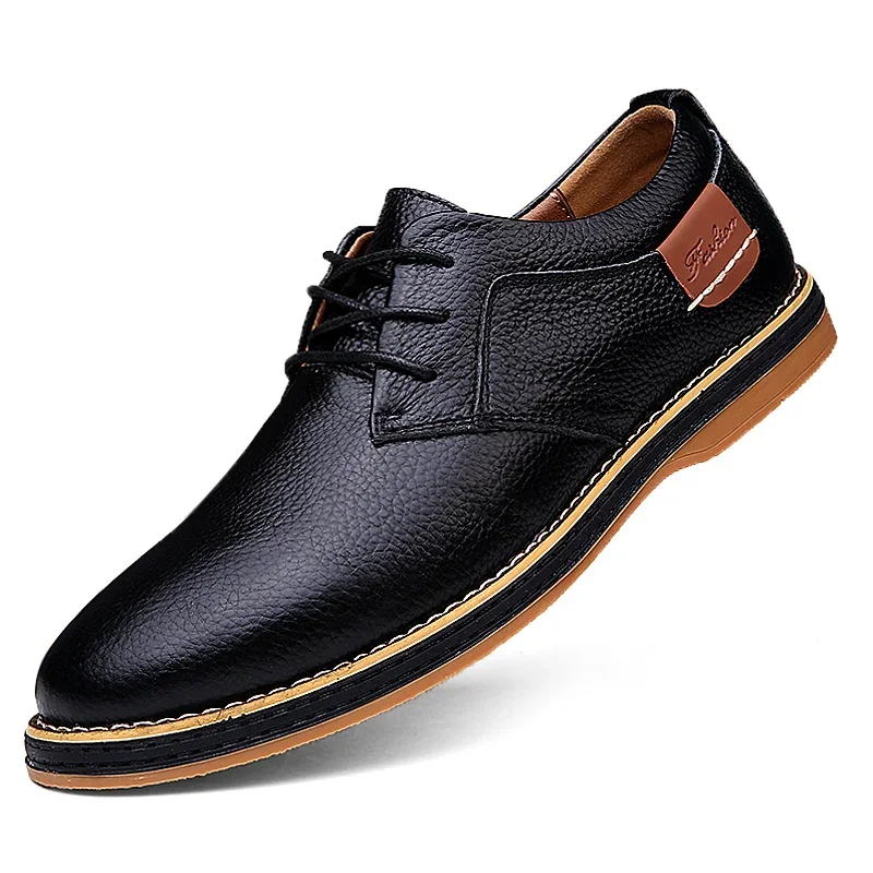 Echt leder Männer Kleid Schuhe Oxfords Brogue Schnürung italienische Herren Freizeit schuhe Luxusmarke Mokassins Slipper plus Größe 38-48