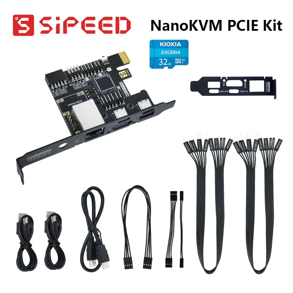 Sipeed NanoKVM-PCIe PiKVM Mini-Fernbedienung, Betrieb und Wartungsserver HDMI NanoKVM Image