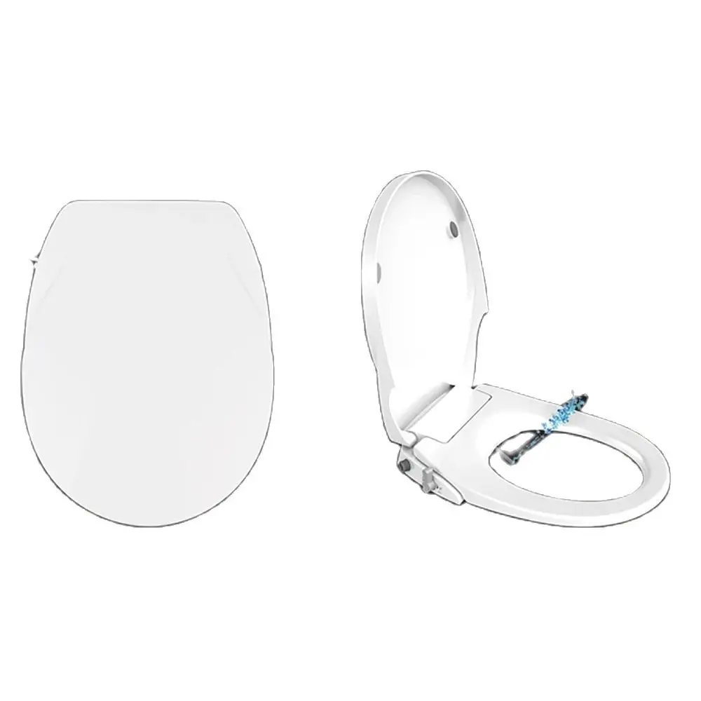 Bidet-Toilettensitz, persönliche Hygiene, verstellbarer Spray-Bidet-Sitz für längliche Toiletten, Düse, Kaltwasser-Toilettendeckel, WC-Toilettensitz Image