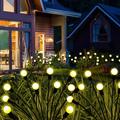 6 pezzi 4 pezzi 2 pezzi 1 w luci solari a led luci di inondazione a led luci da vialetto lanterne alimentate ad energia solare 2 modalità decorative bianco caldo 3 v illuminazione esterna cortile