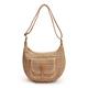Borsa a tracolla da donna in paglia intrecciata fatta a mano e di grande capacità - borsa a tracolla bohémien con tasca frontale, borsa da spiaggia estiva, borsa da viaggio casual per vacanze, shopping e uso quotidiano