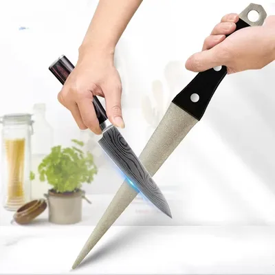 Whetstone Stone Diamond Knife Sharpener Knife Sharpening Curved Surface for Knife Scissors Honing