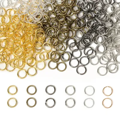 200 Open Rings DIY Jewelry Accessories Bracelet Connecting Rings Jump Rings Open Rings Single Loop