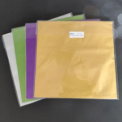 100pcs 25*25cm Aluminium Foil Packaging Paper Chocolate Wedding Wrapper Candy Gift Wrapping Film