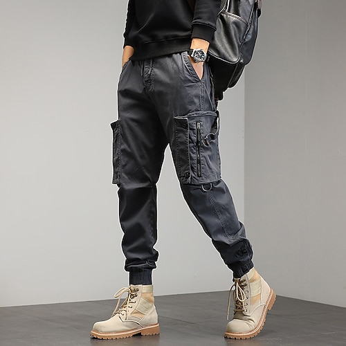 uomo harem hip hop techwear streetwear pantaloni da jogging tattici pantaloni cargo tuta casual funzionale jeans pantaloni verdi