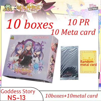 New Goddess Story 1m13 NS-13 Collection Card 10boxes Anime Games Girl Party Swimsuit Booster Box
