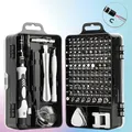 1 Set 115 in 1 Cacciavite elettronico Cacciavite di precisione Strumenti Cacciavite Cacciavite Strumenti di riparazione magnetici professionali Riparazione portatile