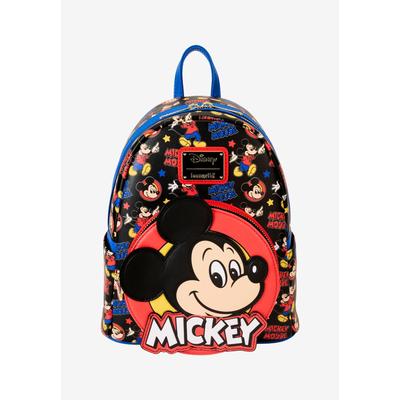 Women's Loungefly x Disney Mickey And Friends Classic Mini Backpack by Woman Within in Black (Size ONE SIZE)
