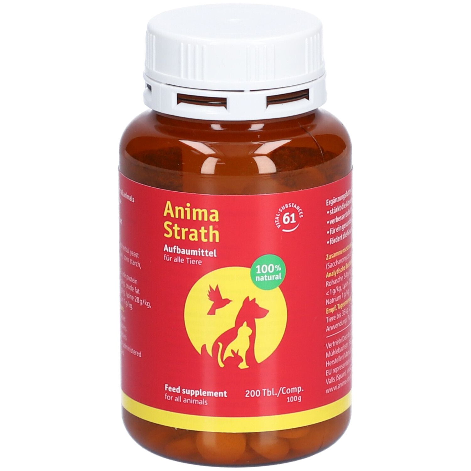 Anima Strath Aufbautabletten 200 Stk St Granulat Image