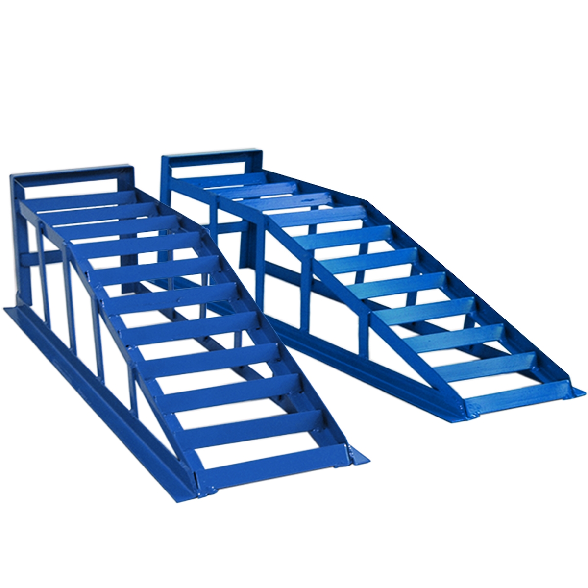 Auffahrrampe Rampe PKW 2x blau bis 195er Räder extra breit 2000 kg pro Paar Image