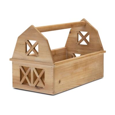 Wood Barn Caddy Tray 15