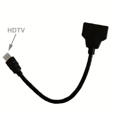 TEMU 1080p Hdtv Splitter Adapter Cable 1 Out Hdtv Splitter Cables Male To Dual Hdtv Female 1 To Hdtv Splitter Adapter Cable For Hdtv Led Lcd Projector