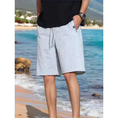 Sommer männer Shorts Große Größe 8XL 7XL 6XL Kordelzug Taille Zip Taschen Workout Sport Shorts Beiläufige Lose Strand Kurze Hosen