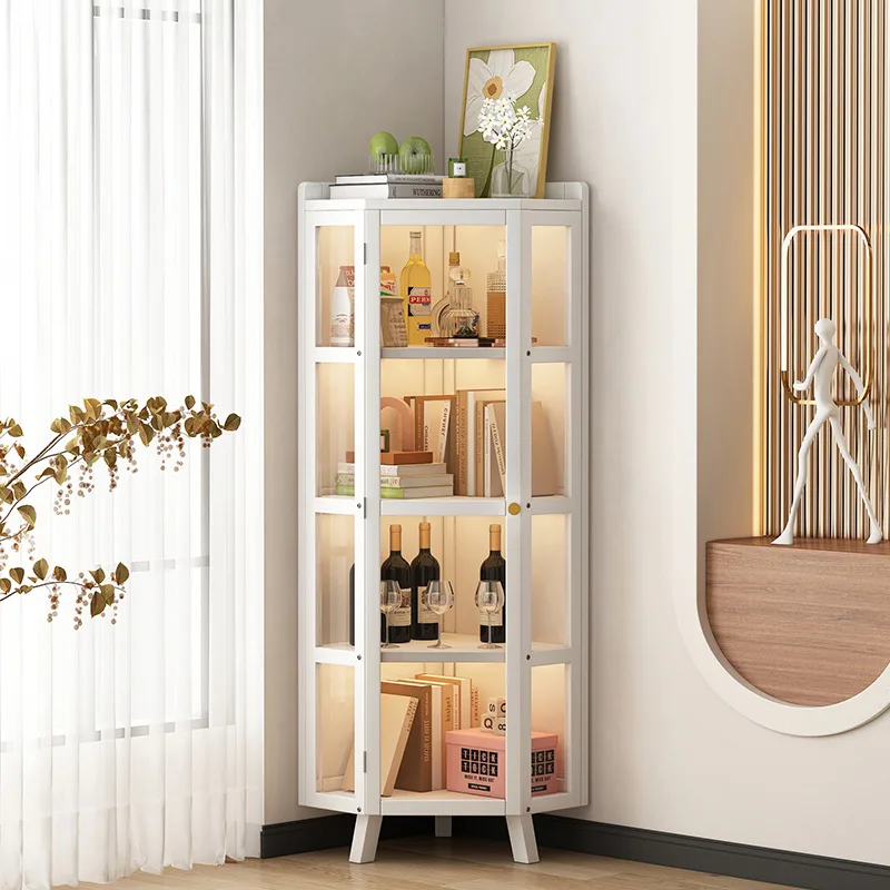 Eckschrank, Esszimmer, Eckschrank, Wand, dreieckiger Schrank, Eckschrank, Wohnzimmer, Schlafzimmer, Eckboden, Aufbewahrung Image