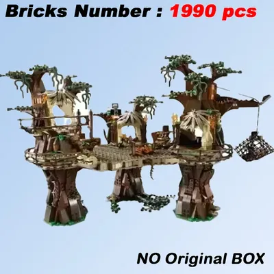Galaxy MOC Space Ewok Village Bausteine für Erwachsene Ziegel Spielzeug für Kinder Konstruktieren Image