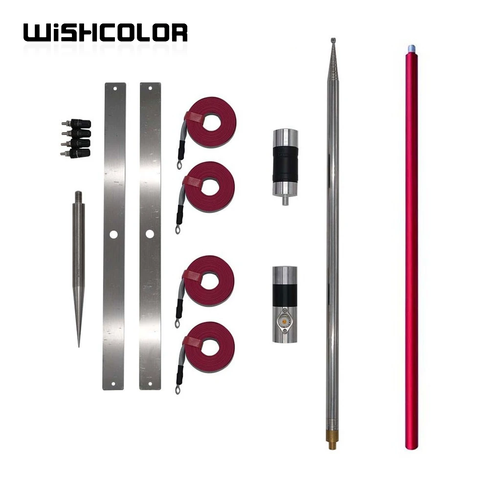 HAMGEEK GPTWO-PRO Erweiterte Version 7-54 MHz 200 W tragbare Kurzwellenantenne SSB CW FM GP-Antenne Image