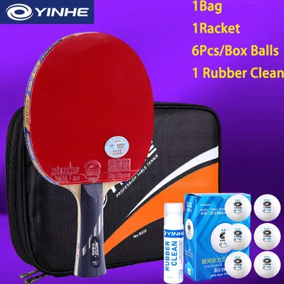 Yinhe Professionelles Tischtennisschläger-Set, 9/10 Sterne, Carbon, offensiver Ping-Pong-Schläger, Image