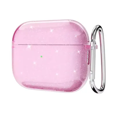 Bling Glitzer Weiche TPU-Kopfhörerhülle für Airpods 4 2024 Pro 2 Air Pods der 2. Generation 3 1 3. Generation mit Schlüsselanhänger-Zubehör Image