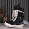 Damen stiefel Lederschuhe für Männer Motorrads tiefel High-Tops Herren Freizeit schuhe Mode schwarze
