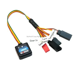 1 Piece AG61 Anti-Sideslip Front Nose Steering Wheel Gyroscope Gyro for Retract Landing Gear EDF JET Fixed-Wing RC Airplane